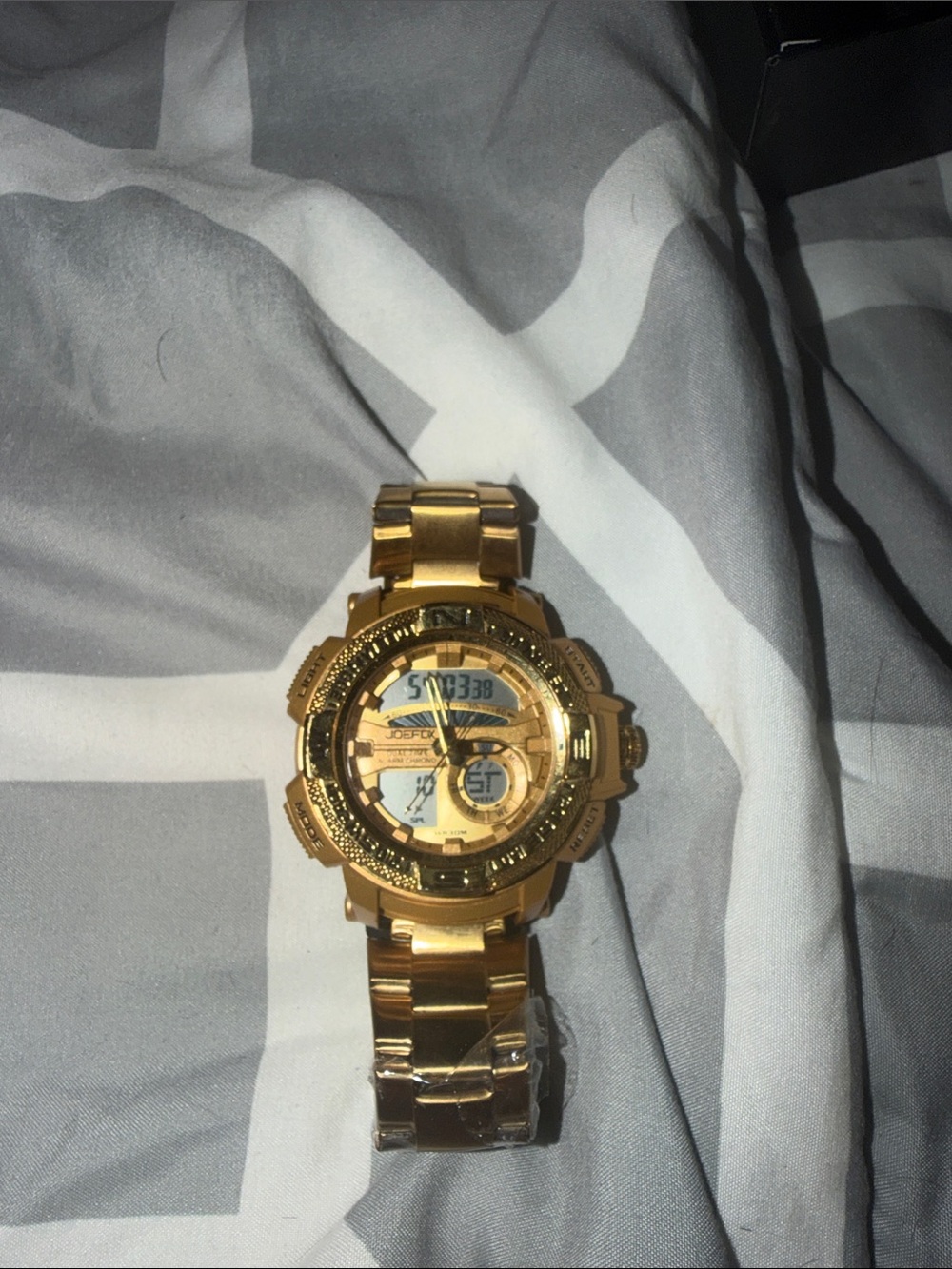 Gold-tone Men's Bracelet Watch